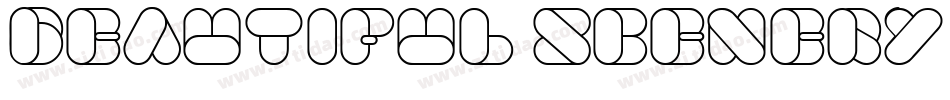 Beautiful Scenery字体转换